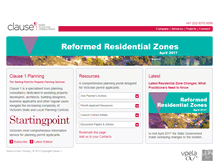 Tablet Screenshot of clause1.com.au